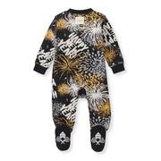 Happy New Year Organic Cotton Sleep & Play Footed